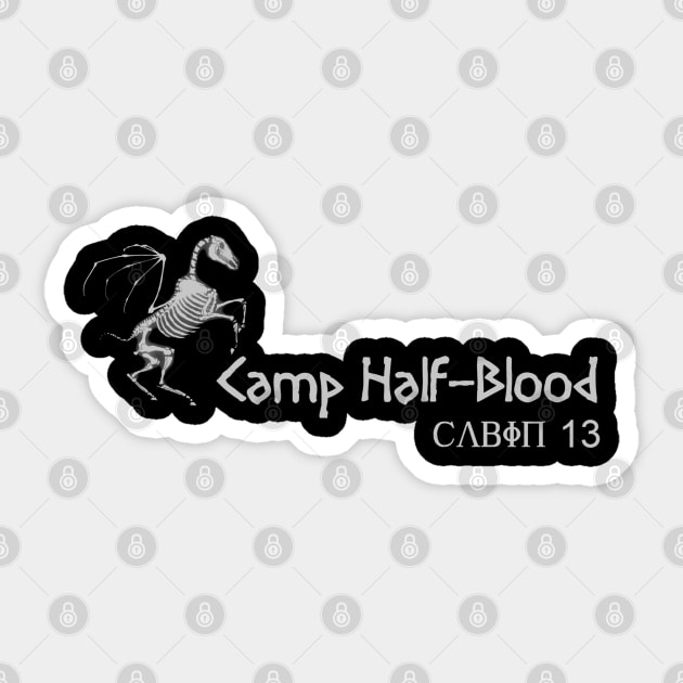 Camp Half-Blood Cabin 13 Sticker by LastGodStanding